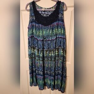 Bila Multicolor Patterned Midi